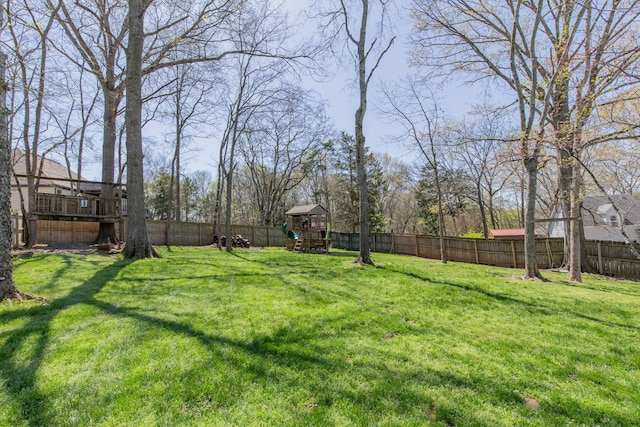 1411 Newmans Trl, Hendersonville, TN 37075 - view of yard featuring a playground