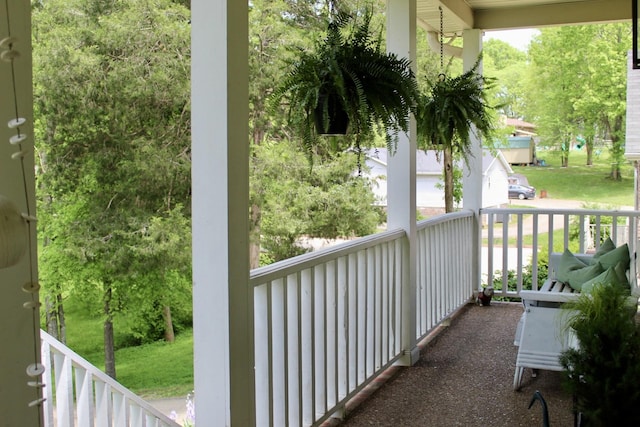 1411 Newmans Trl, Hendersonville, TN 37075 - view of covered porch