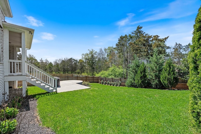 900 Easton Dr, Mount Juliet, TN 37122 - view of yard featuring a patio and fence