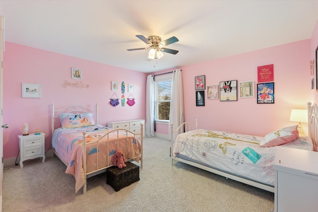 900 Easton Dr, Mount Juliet, TN 37122 - bedroom with a ceiling fan and carpet