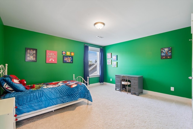 900 Easton Dr, Mount Juliet, TN 37122 - carpeted bedroom featuring visible vents, baseboards, and an accent wall