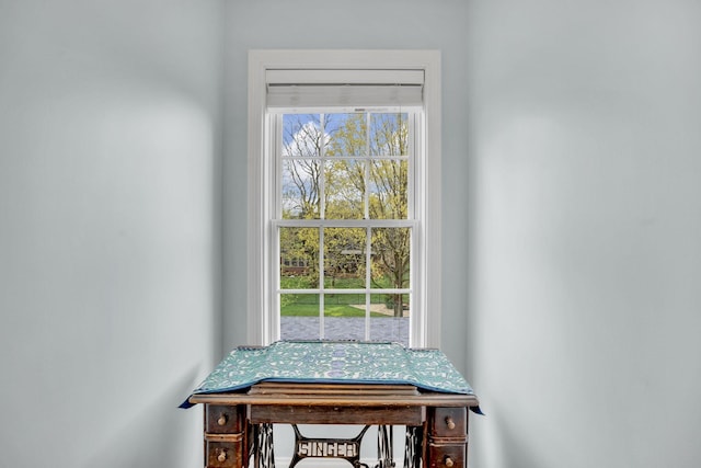 view of room details