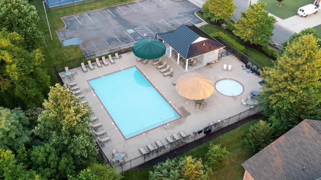 drone / aerial view