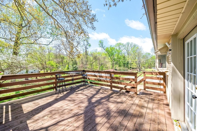 116 Dave Dr, Clarksville, TN 37042 - view of wooden terrace