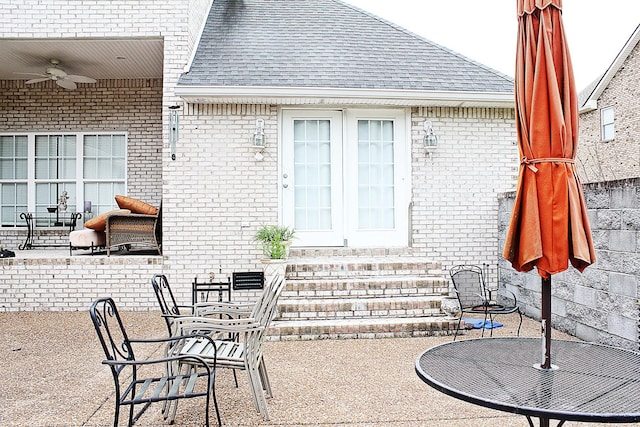 4023 Whites Creek Pike, Whites Creek, TN 37189 - view of patio / terrace featuring entry steps and ceiling fan