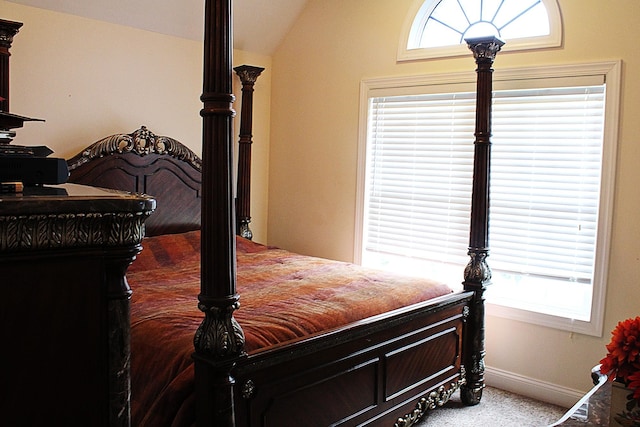 4023 Whites Creek Pike, Whites Creek, TN 37189 - bedroom with carpet floors, vaulted ceiling, and baseboards