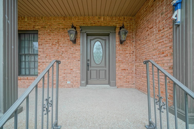 107 Geers Ct, Lebanon, TN 37087 - doorway to property with brick siding