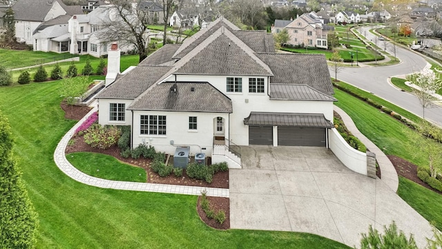 1406 Newhaven Dr, Brentwood, TN 37027 - aerial view with a residential view