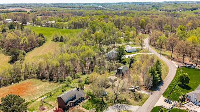 170 N Leath Rd, Portland, TN 37148 - bird's eye view with a view of trees