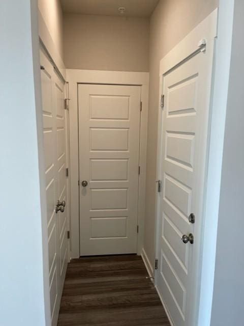 341 Casper Dr, Spring Hill, TN 37174 - doorway to outside with dark wood finished floors