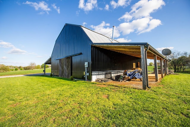 0 Burnt Hill Rd, Unionville, TN 37180 - view of pole building with a carport and a yard