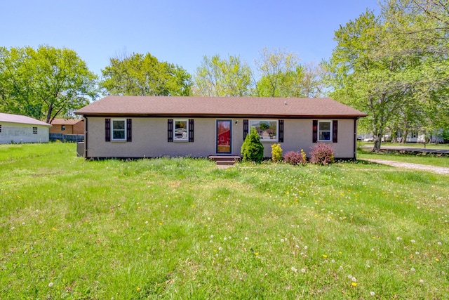 view of ranch-style home