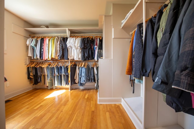 501 Burnt Hill Rd, Unionville, TN 37180 - walk in closet with visible vents and wood finished floors