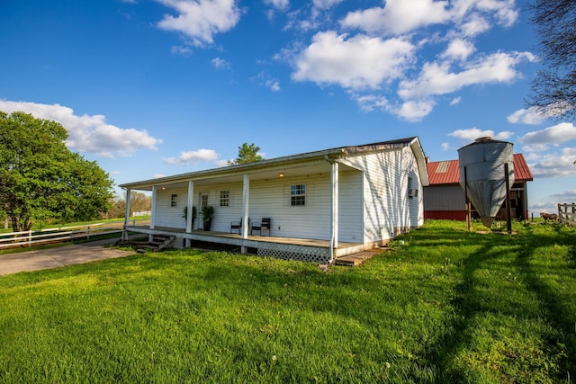 501 Burnt Hill Rd, Unionville, TN 37180 - exterior space featuring a front yard and fence