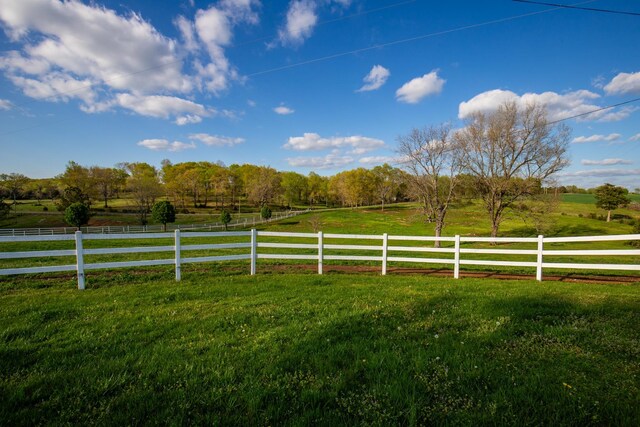 501 Burnt Hill Rd, Unionville, TN 37180 - view of yard featuring a rural view and fence