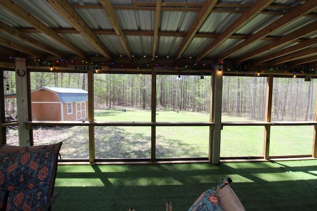 320 Benson Rd, Reagan, TN 38368 - unfurnished sunroom featuring a wealth of natural light
