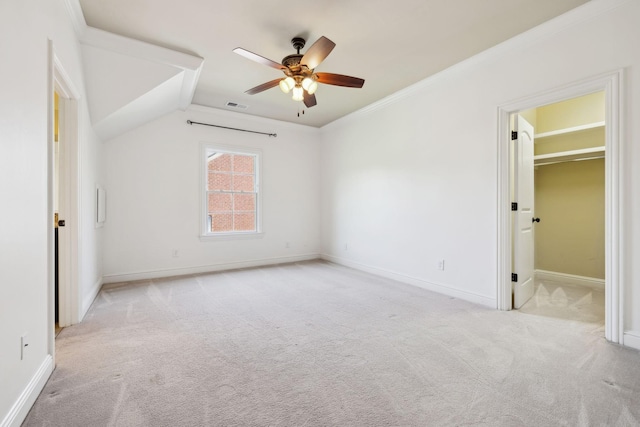 61 Harbor Cove Dr, Old Hickory, TN 37138 - unfurnished bedroom featuring light carpet, ceiling fan, baseboards, and visible vents