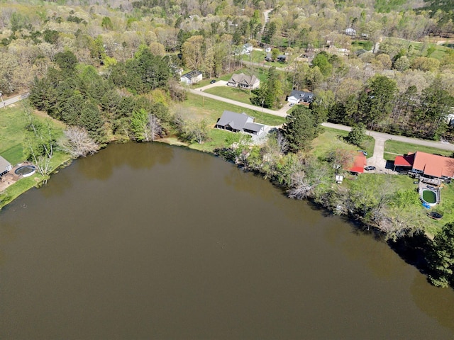 208 Lakeview Dr, Hohenwald, TN 38462 - aerial view of property's location featuring a nearby body of water