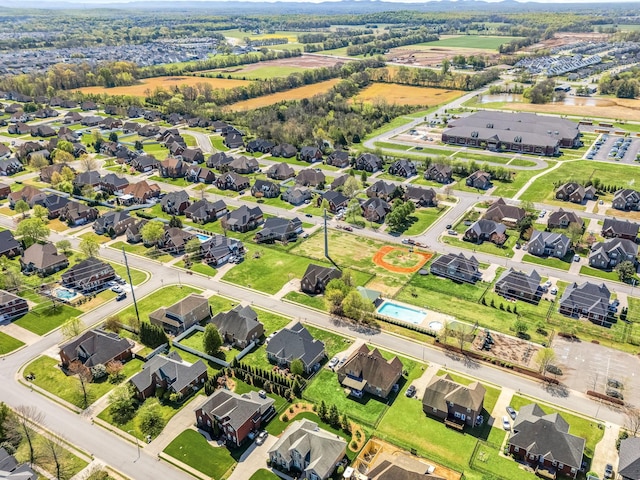 birds eye view of property featuring a residential view