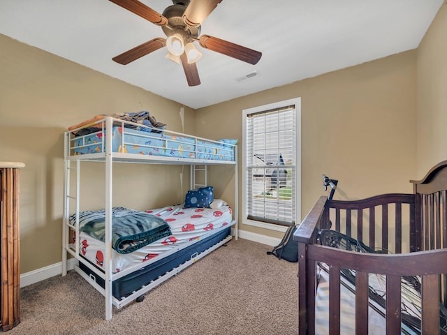 1084 Harrison Way, Clarksville, TN 37042 - bedroom with visible vents, carpet flooring, and baseboards