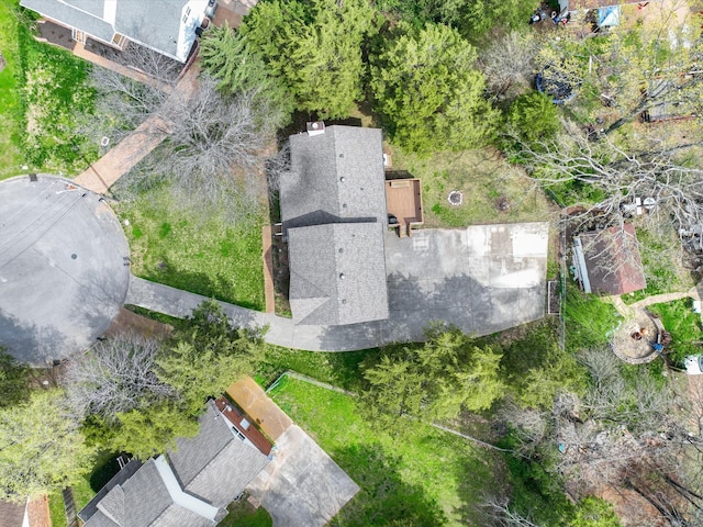 drone / aerial view