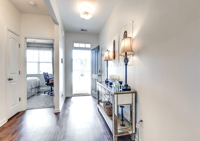 627 Prominence Rd, Columbia, TN 38401 - foyer entrance with wood finished floors and baseboards