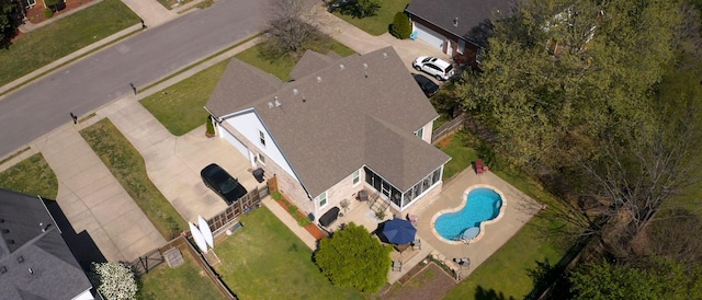 drone / aerial view