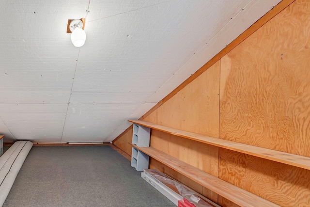view of storage area