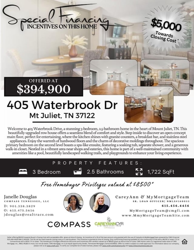 405 Waterbrook Dr, Mount Juliet, TN 37122 - miscellaneous document