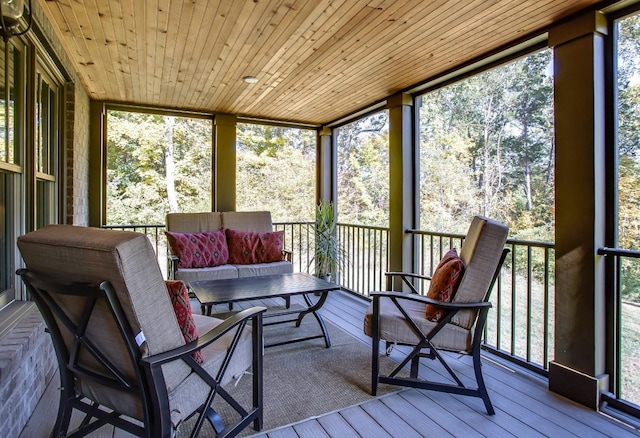 1824 Stryker Pl, Brentwood, TN 37027 - sunroom featuring an outdoor living space and a wealth of natural light