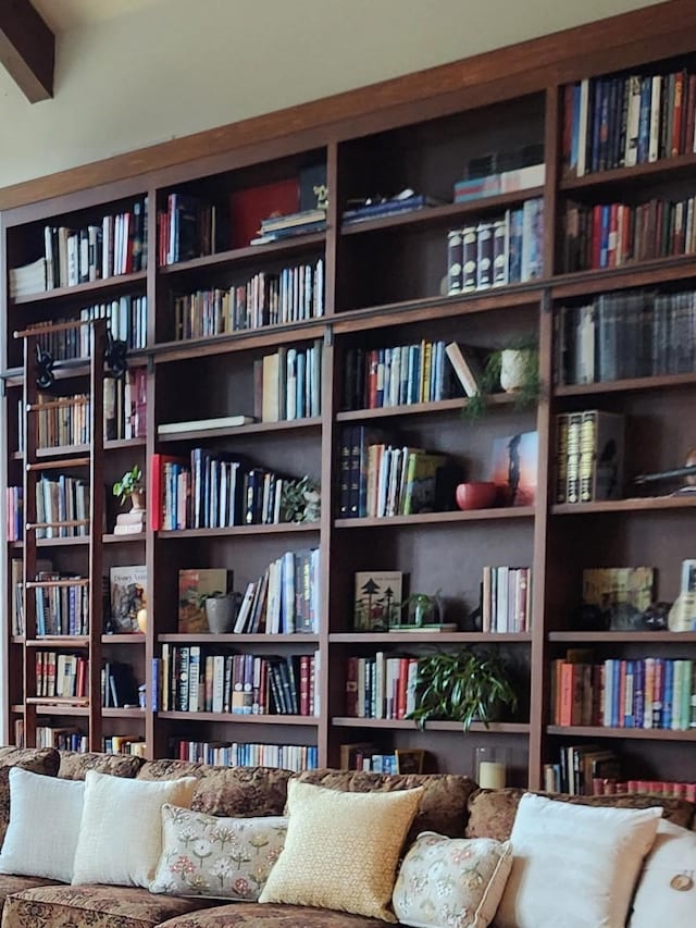 1824 Stryker Pl, Brentwood, TN 37027 - living area with wall of books