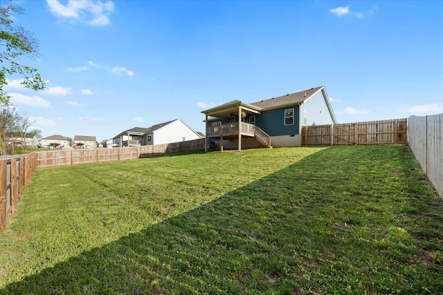 2229 Allen Griffey Rd, Clarksville, TN 37042 - view of yard with a fenced backyard and stairway