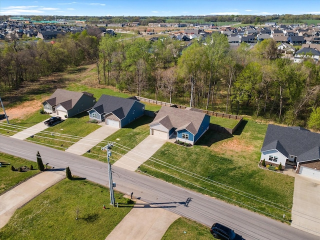 2229 Allen Griffey Rd, Clarksville, TN 37042 - birds eye view of property with a residential view