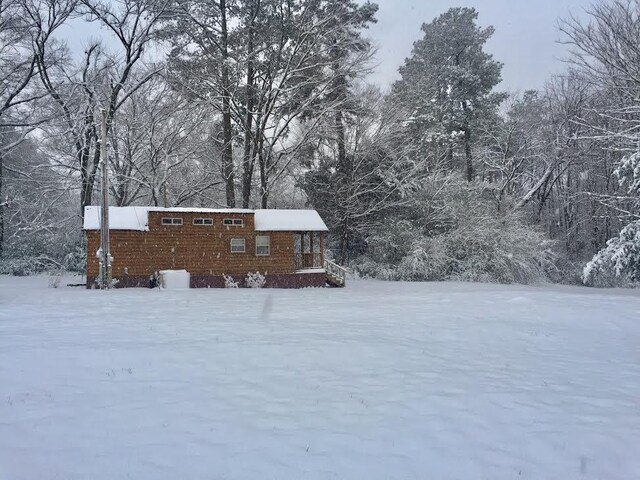 5735 Railroad St, Williston, TN 38076 - view of yard covered in snow