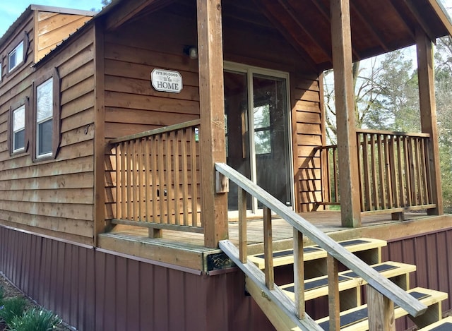 5735 Railroad St, Williston, TN 38076 - view of wooden deck