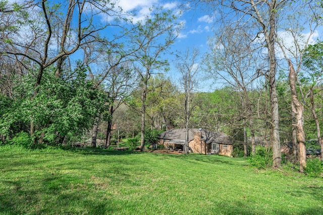 6112 Frontier Ct, Nashville, TN 37211 - view of yard with a wooded view