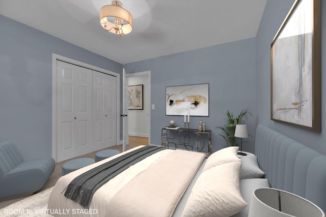 6112 Frontier Ct, Nashville, TN 37211 - bedroom featuring a closet and baseboards