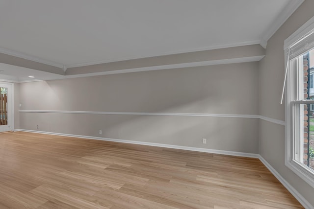 5025 Hillsboro Pike Unit 22D, Nashville, TN 37215 - empty room featuring plenty of natural light, light wood-type flooring, and ornamental molding