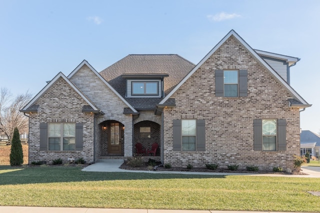 405 Sheas Way, Clarksville, TN 37043 - view of front of house featuring a front lawn and brick siding