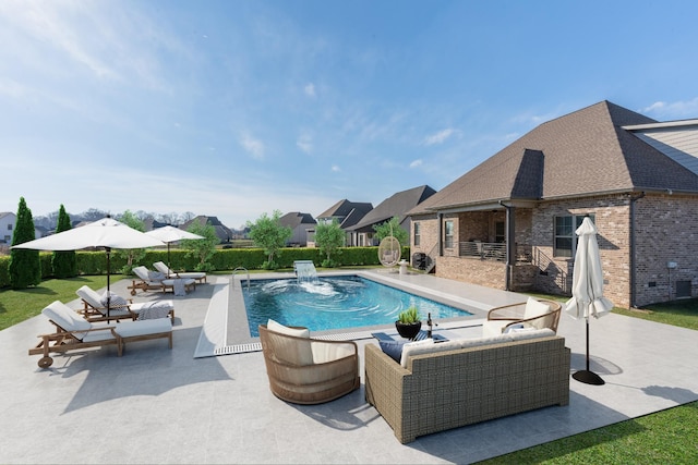 405 Sheas Way, Clarksville, TN 37043 - view of pool with a patio and outdoor lounge area