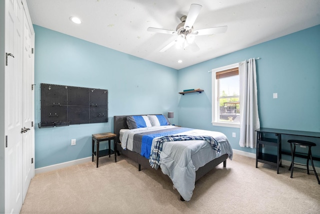 779 Iron Workers Rd W, Clarksville, TN 37043 - carpeted bedroom featuring baseboards and a ceiling fan