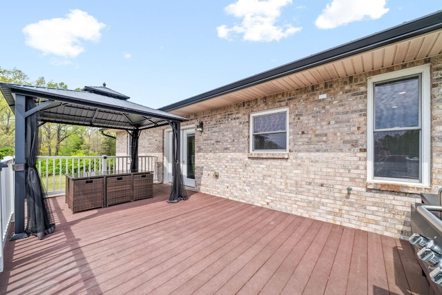 779 Iron Workers Rd W, Clarksville, TN 37043 - deck featuring a gazebo and outdoor lounge area