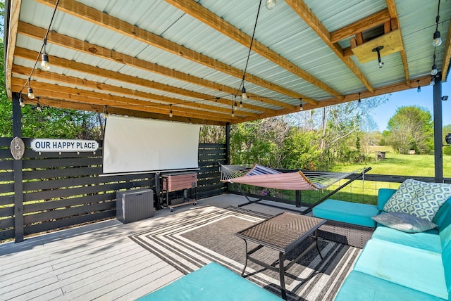 779 Iron Workers Rd W, Clarksville, TN 37043 - view of patio / terrace featuring an outdoor living space and a deck