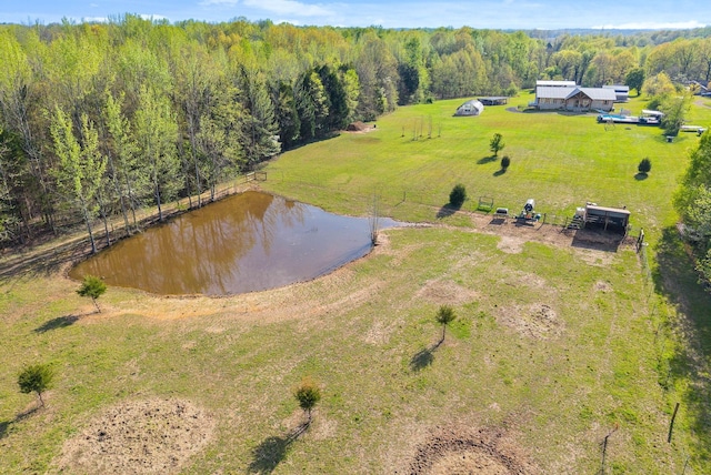 779 Iron Workers Rd W, Clarksville, TN 37043 - birds eye view of property with a rural view and a water view