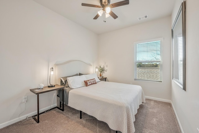162 Jackson Alan Dr, Murfreesboro, TN 37130 - carpeted bedroom with baseboards and ceiling fan