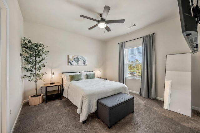 162 Jackson Alan Dr, Murfreesboro, TN 37130 - carpeted bedroom with baseboards and ceiling fan