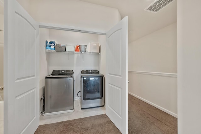 162 Jackson Alan Dr, Murfreesboro, TN 37130 - laundry room with carpet flooring and washing machine and dryer