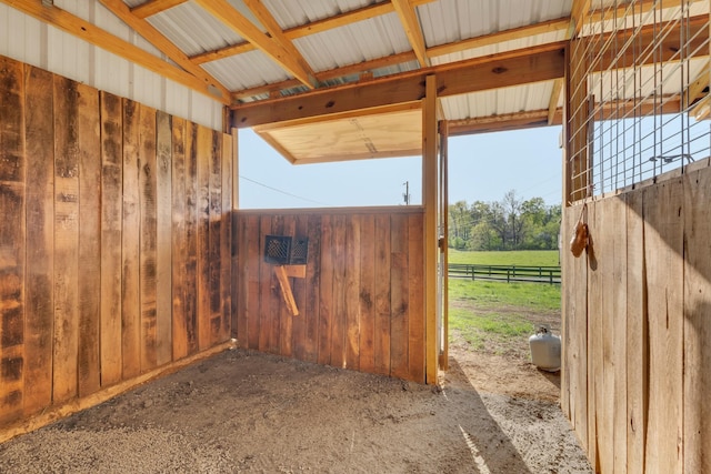 view of stable