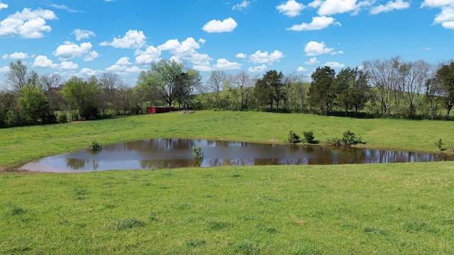view of water feature