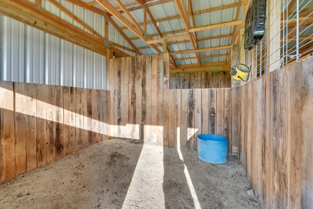 view of stable
